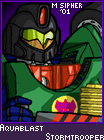 You've heard of Super-Soakers? Well, he's got a Sinister-Soaker.